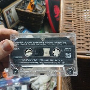 The Rock 'N' Roll Era Clear Cassette Tape (Black Label)